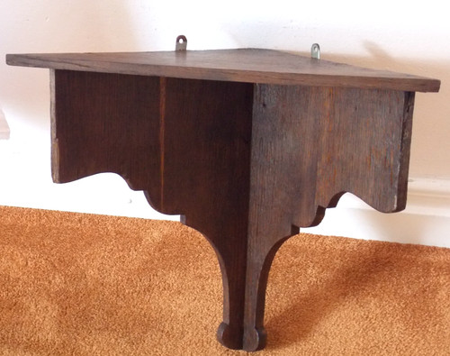 Wand eck konsole holz - eck,